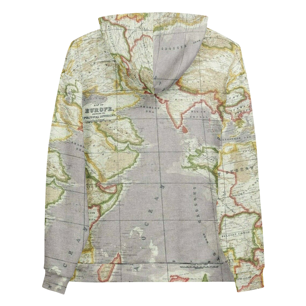 Green Map Hoodie