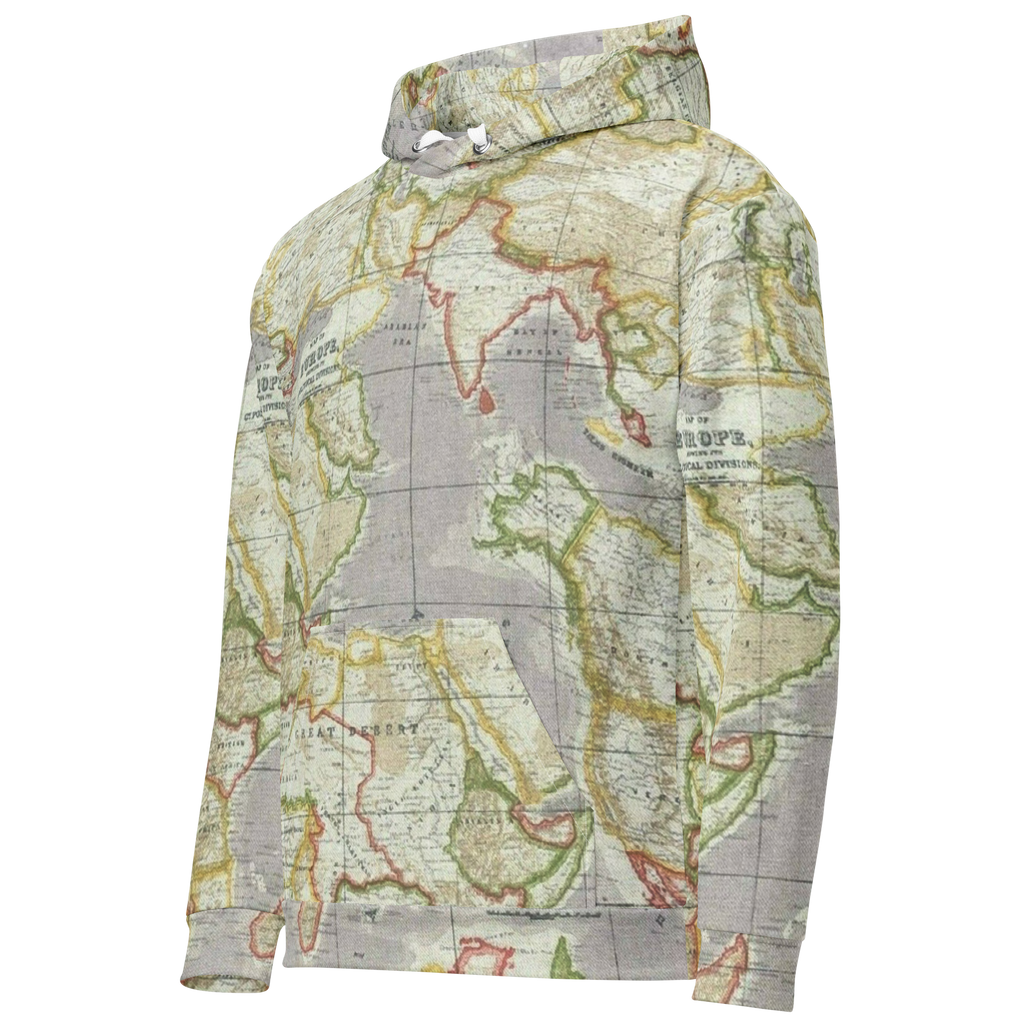 Green Map Hoodie