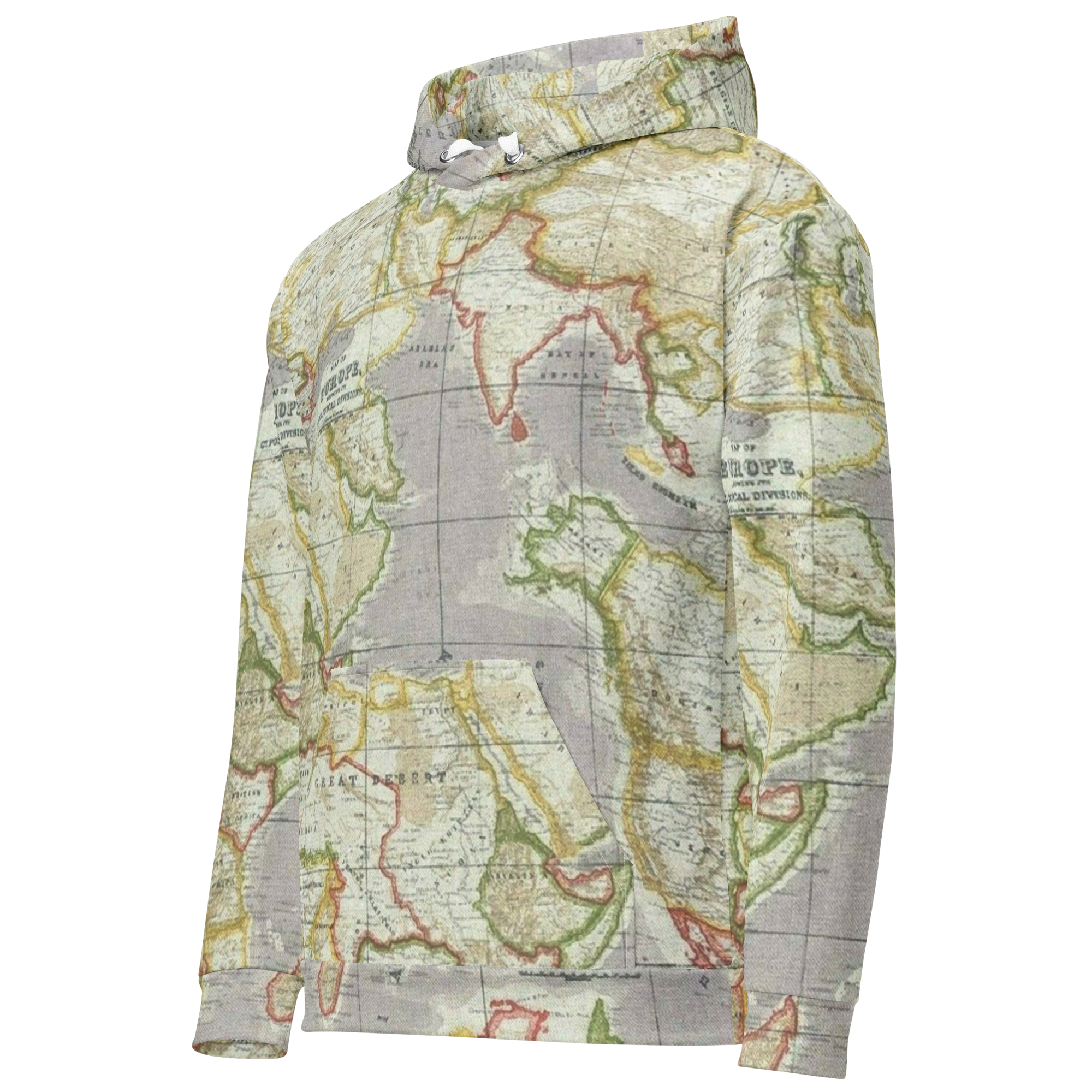 Green Map Hoodie
