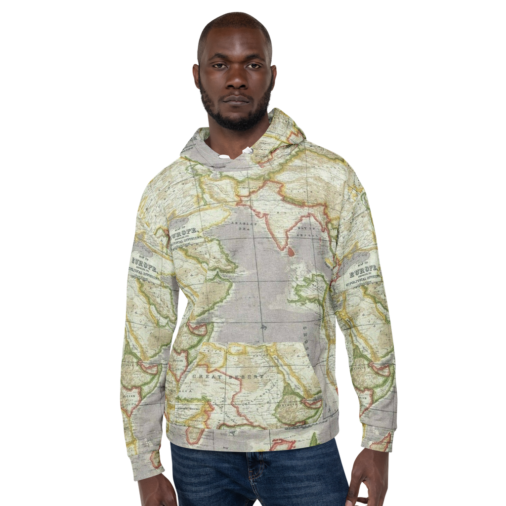 Green Map Hoodie