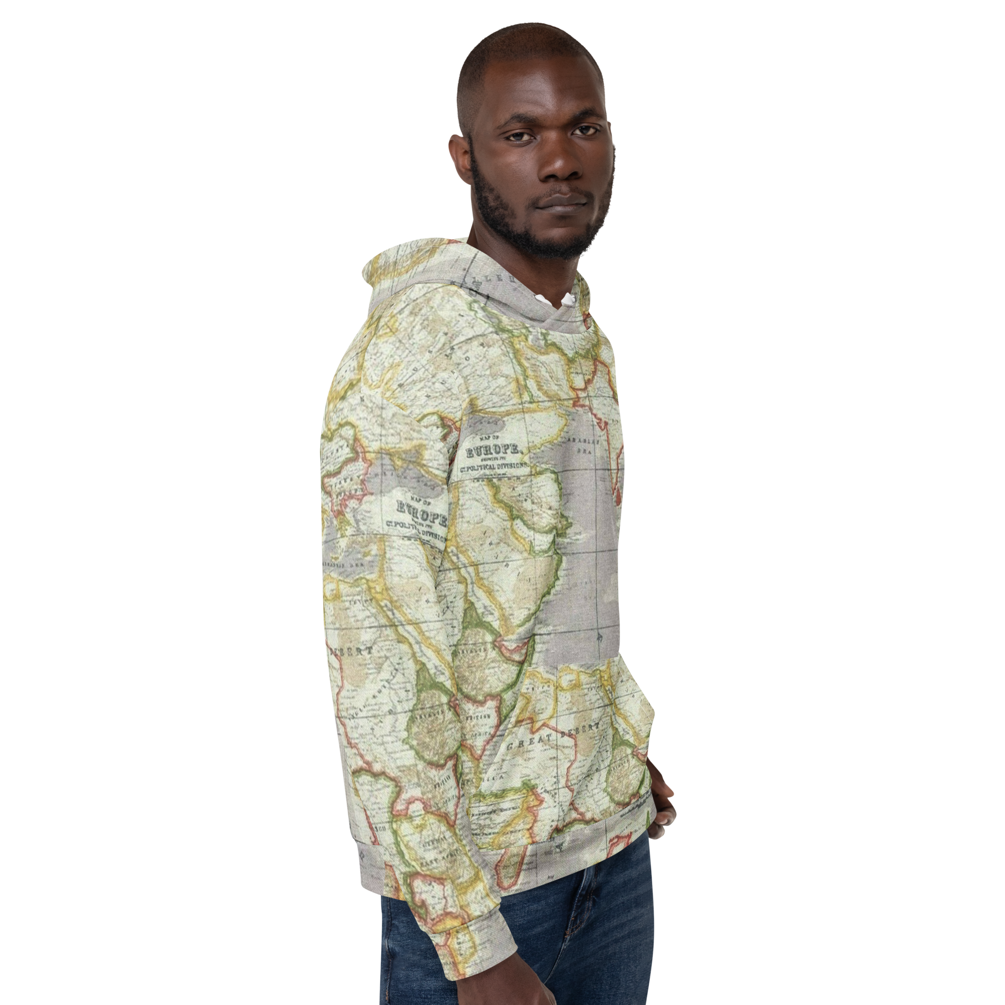 Green Map Hoodie
