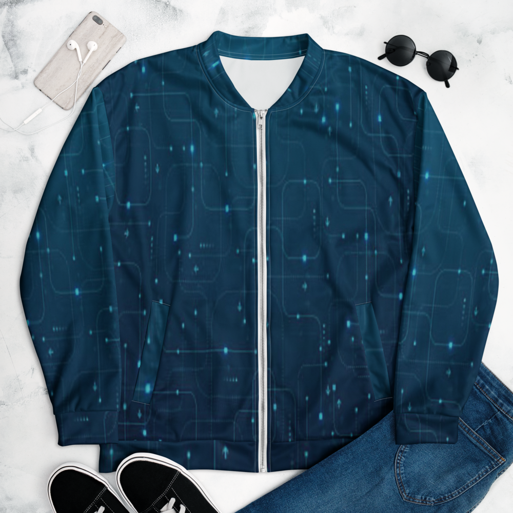 Digital Nexus Bomber Jacket