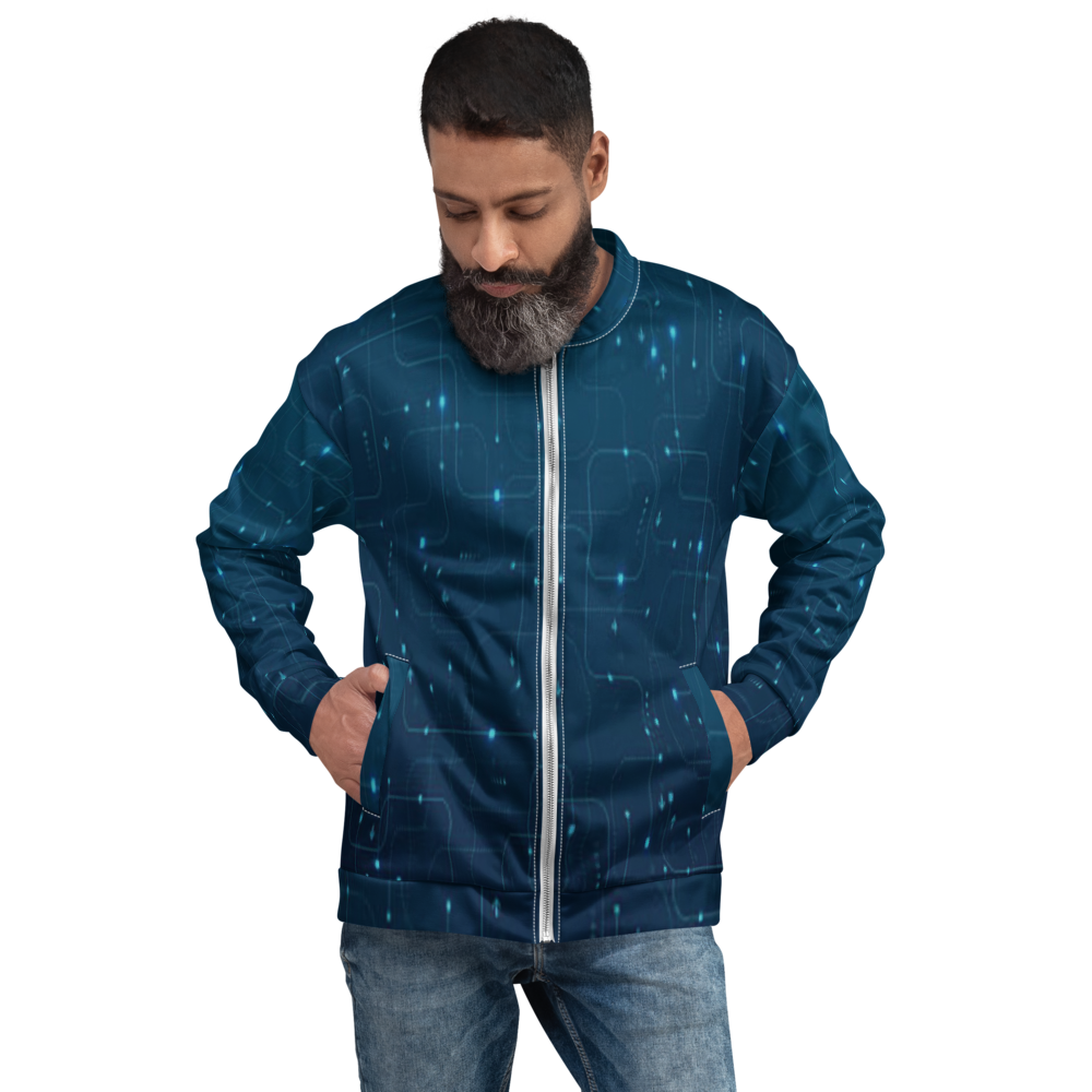 Digital Nexus Bomber Jacket
