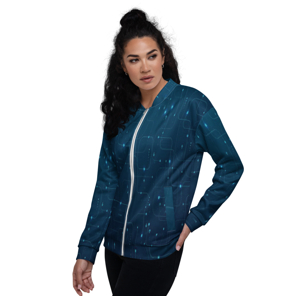 Digital Nexus Bomber Jacket