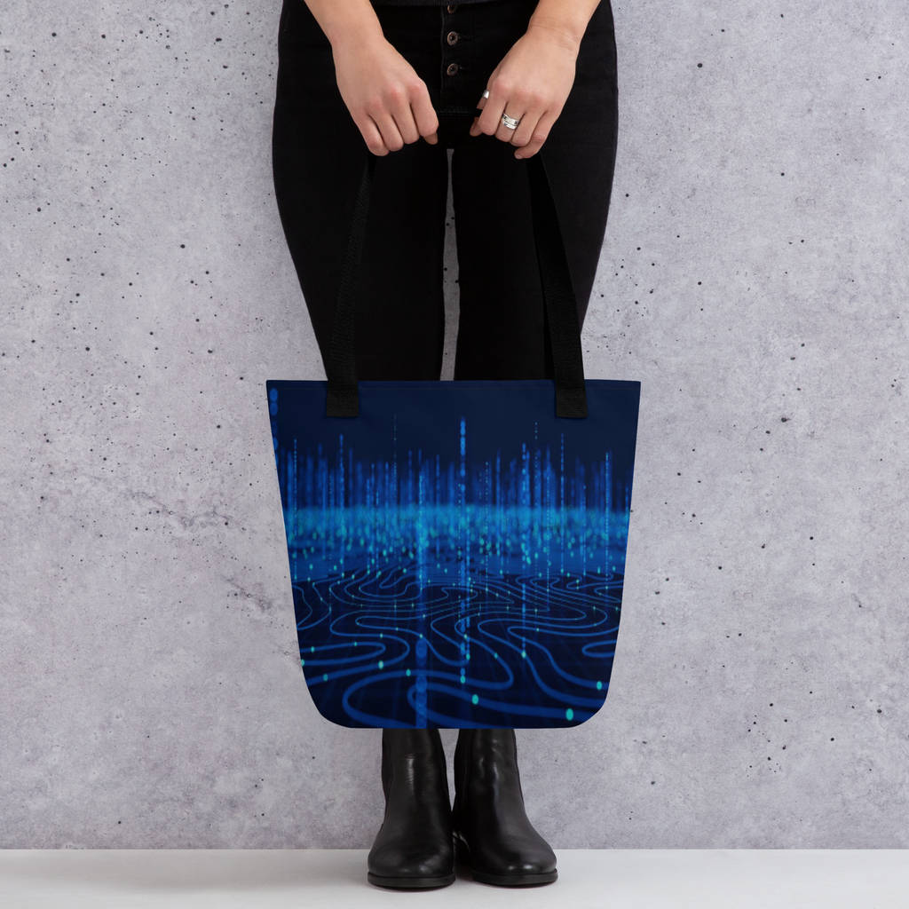 Data Streams Tote Bag