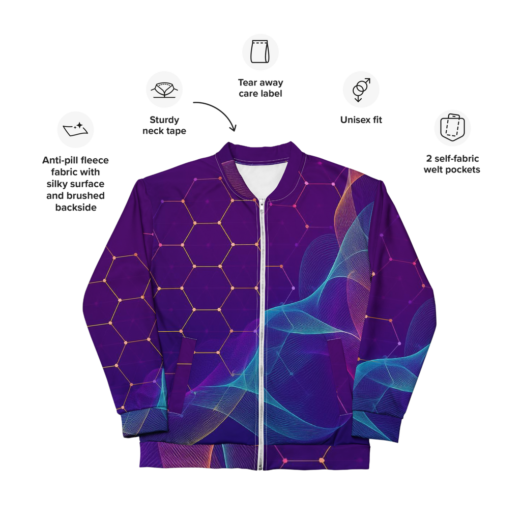 Techno Flow Bomber Jacket