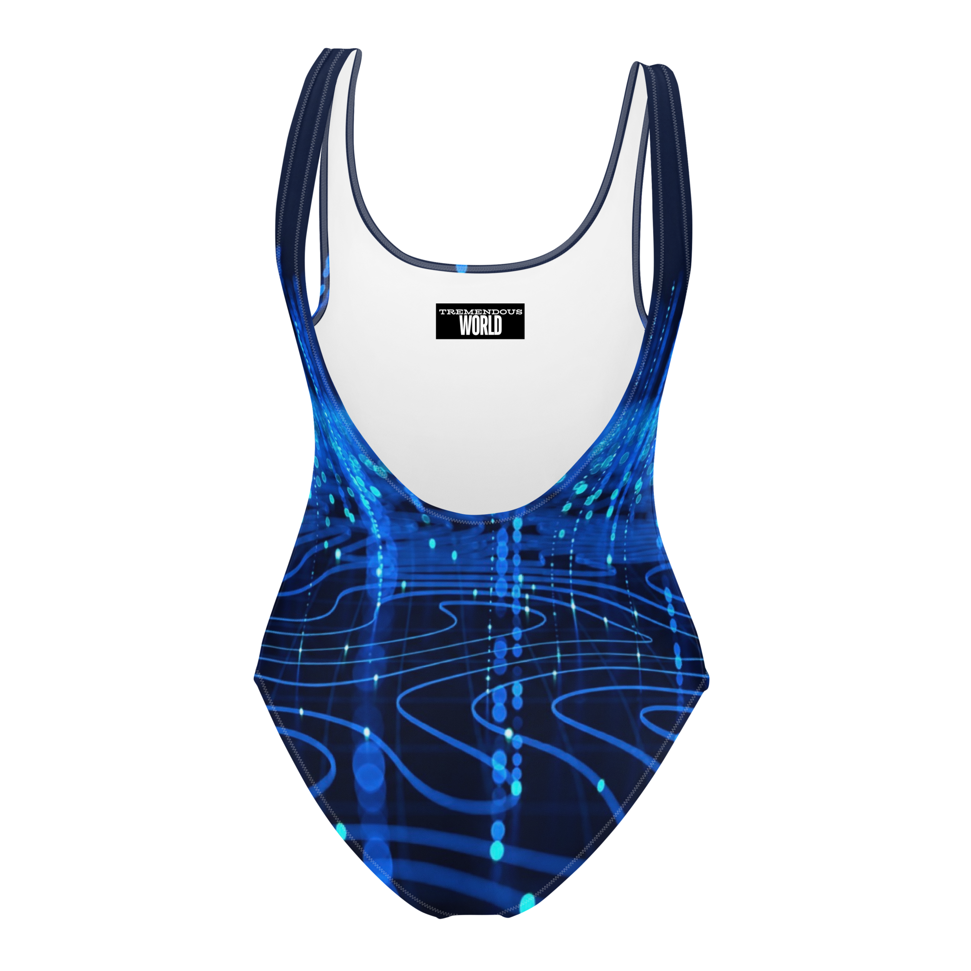 Data Streams One-Piece Swimsuit