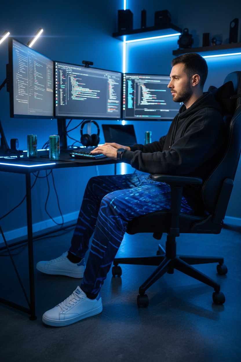 Data Streams Unisex Track Pants