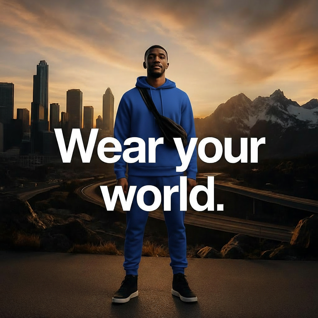 Solid Royal Blue Sweatsuit